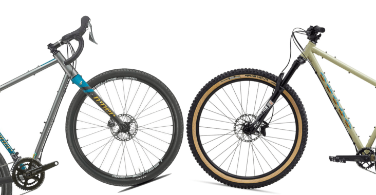 compare a gravel versus mountain bike