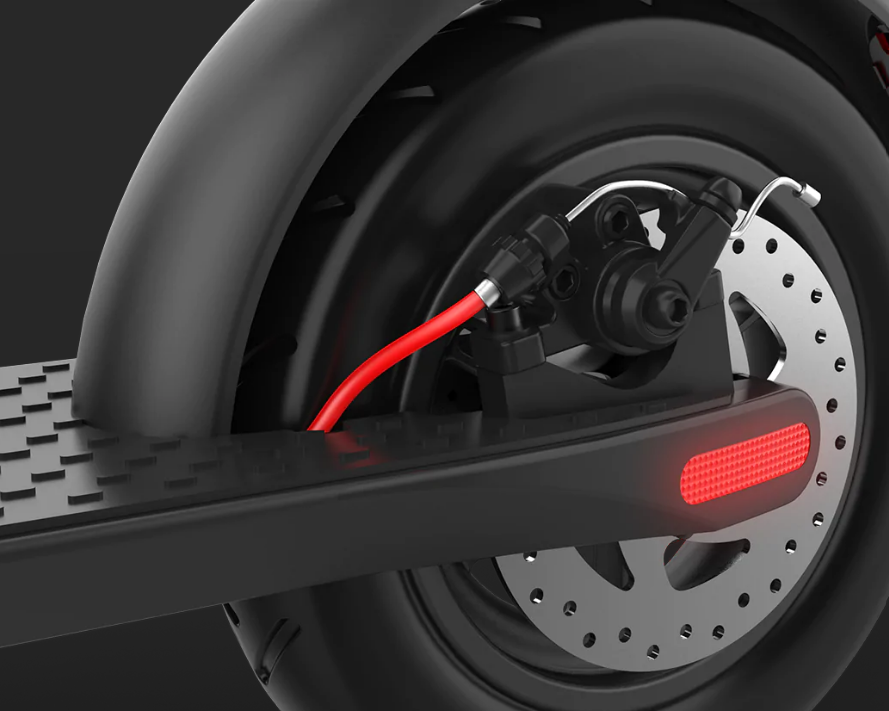 back wheel of the Mearth S Scooter